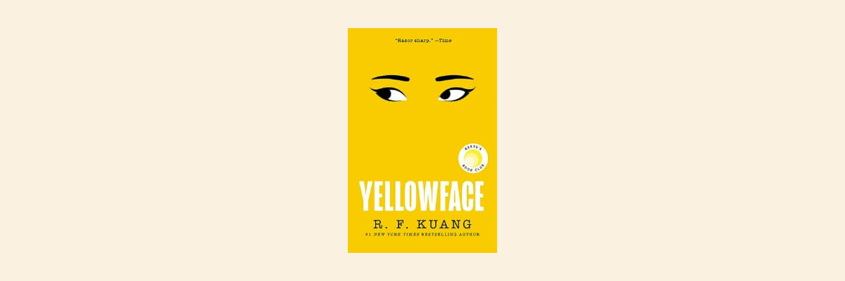 Cover of the book Yellowface by R.F. Kuang.