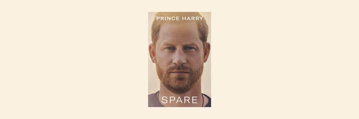 Cover of the book Spare by Prince Harry.