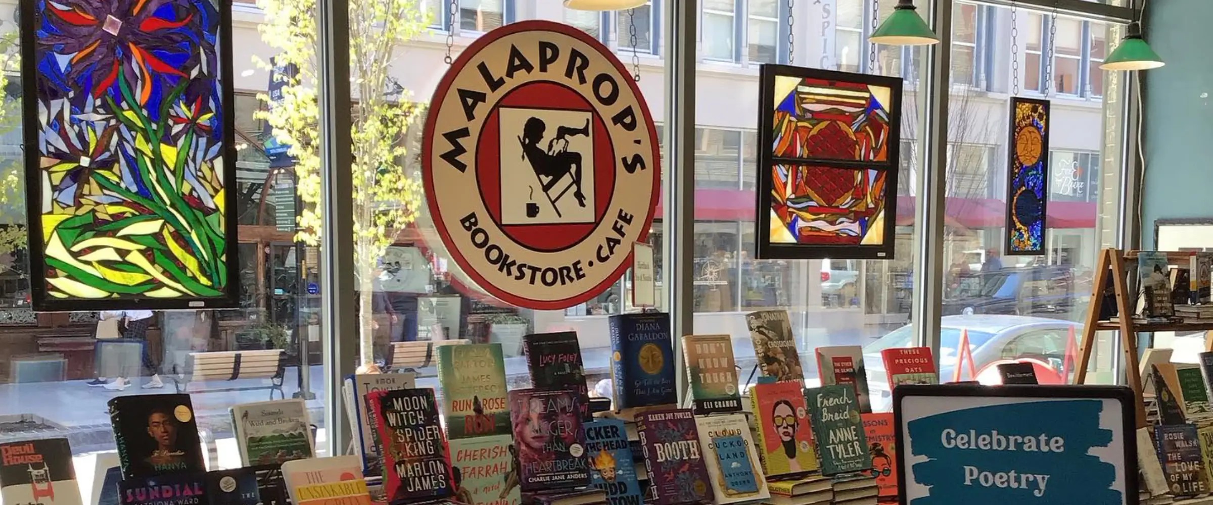 Interior of Malaprop's Bookstore, North Carolina.